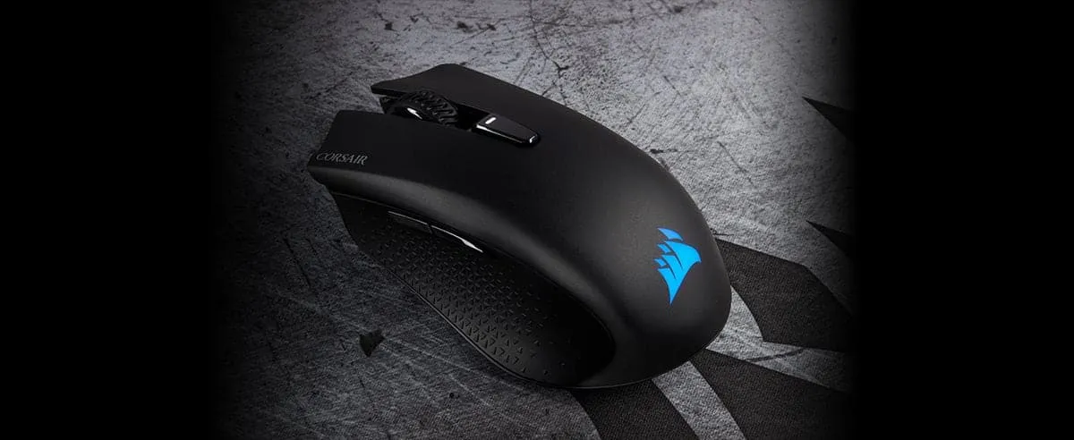 Corsair Gaming Mouse HARPOON RGB WIRELESS 10000 DPI, Wireless connection, Rechargeable, Black