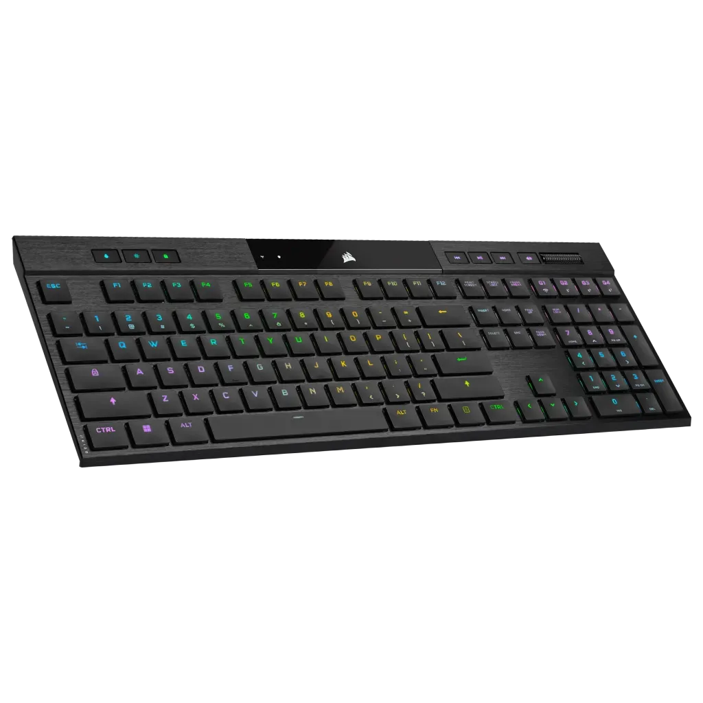 【優惠價】CORSAIR K100 AIR Wireless RGB Ultra-Thin Mechanical Gaming Keyboard - CHERRY MX Ultra Low Profile Tactile CH-913A01U-NA