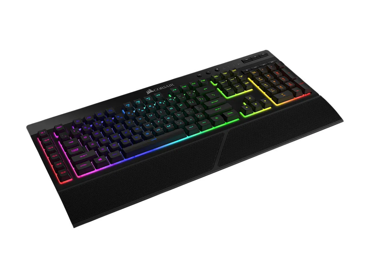 Corsair Keyboard K57 RGB Wireless Gaming Keyboard with SLIPSTREAM Wireless Technology, Backlit RGB LED, Black