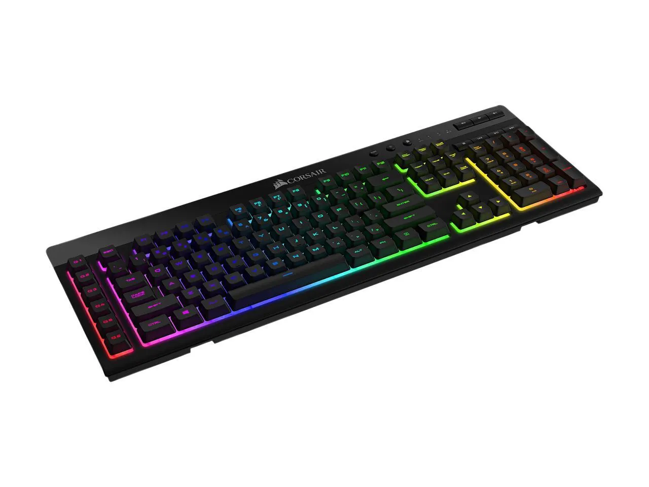 Corsair Keyboard K57 RGB Wireless Gaming Keyboard with SLIPSTREAM Wireless Technology, Backlit RGB LED, Black