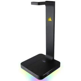 Corsair ST100 RGB Premium Headset Stand with 7.1 Surround Sound - 3.5mm   2xUSB