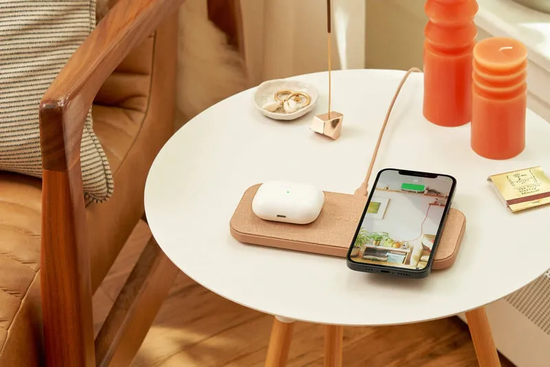 Courant - Catch:2 Essentials Wireless Charging Pad - Camel