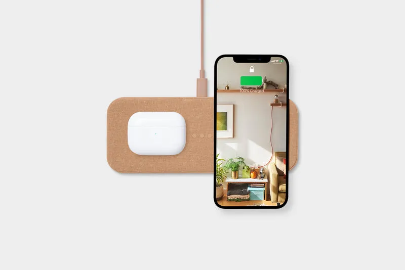 Courant - Catch:2 Essentials Wireless Charging Pad - Camel