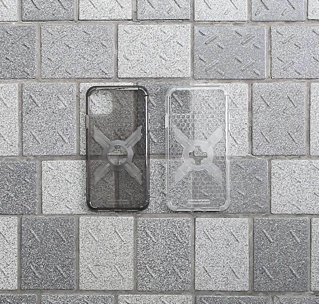 Cube-Intuitive iPhone 11 Pro Max/XS Max X-Guard, Clear Grey Bones Infinity mount Cover. (MA17-0018)