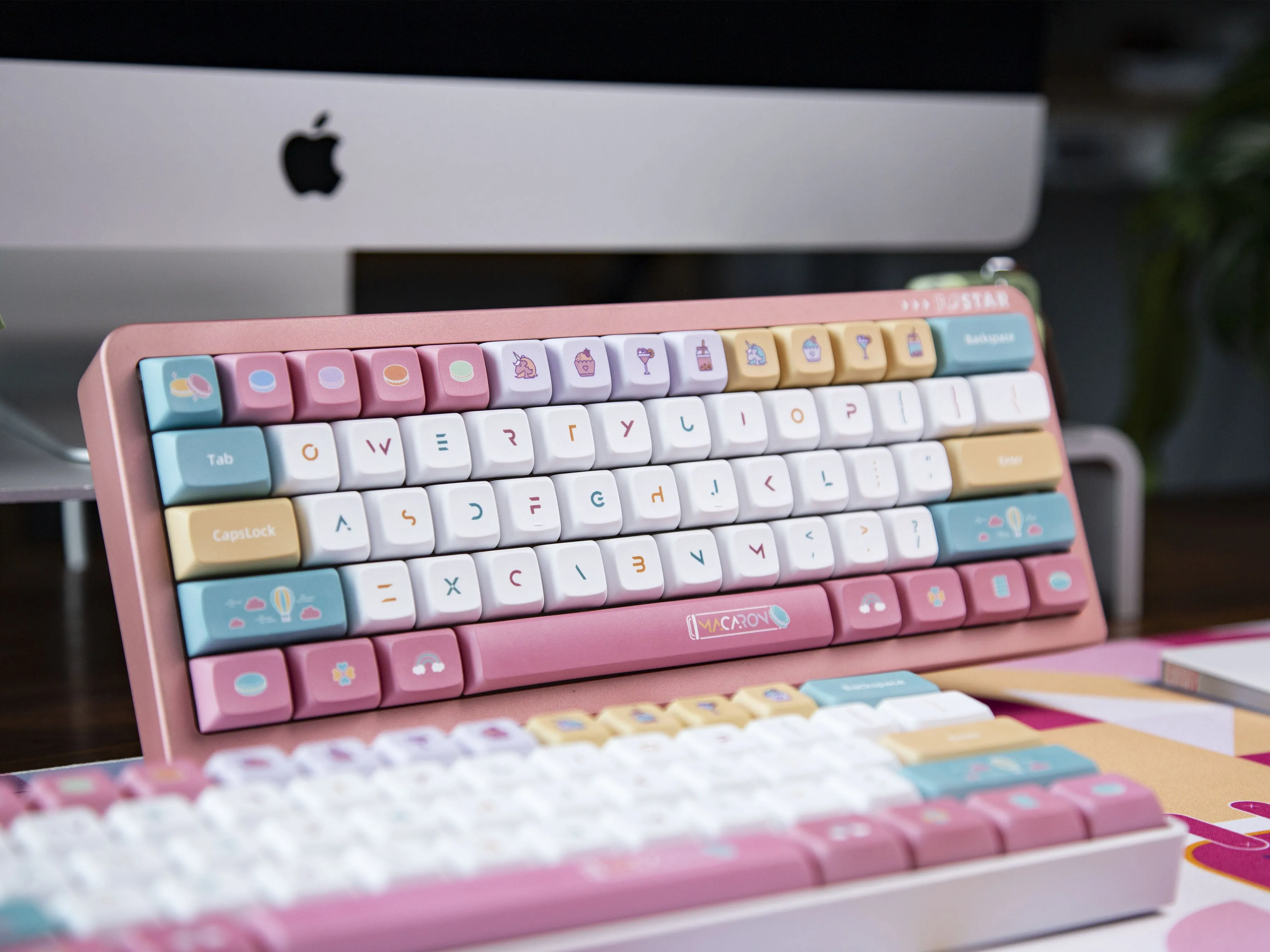 Cute keycaps set| Macaron candy theme