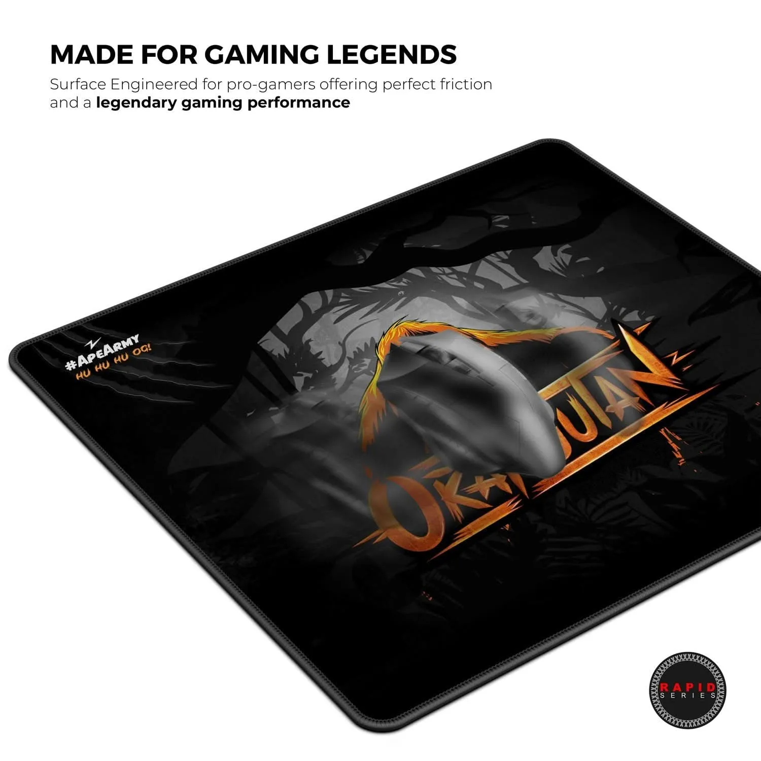 CYBEART ORANGUTAN GAMING MOUSE PAD RAPID SERIES 450 MM (L)