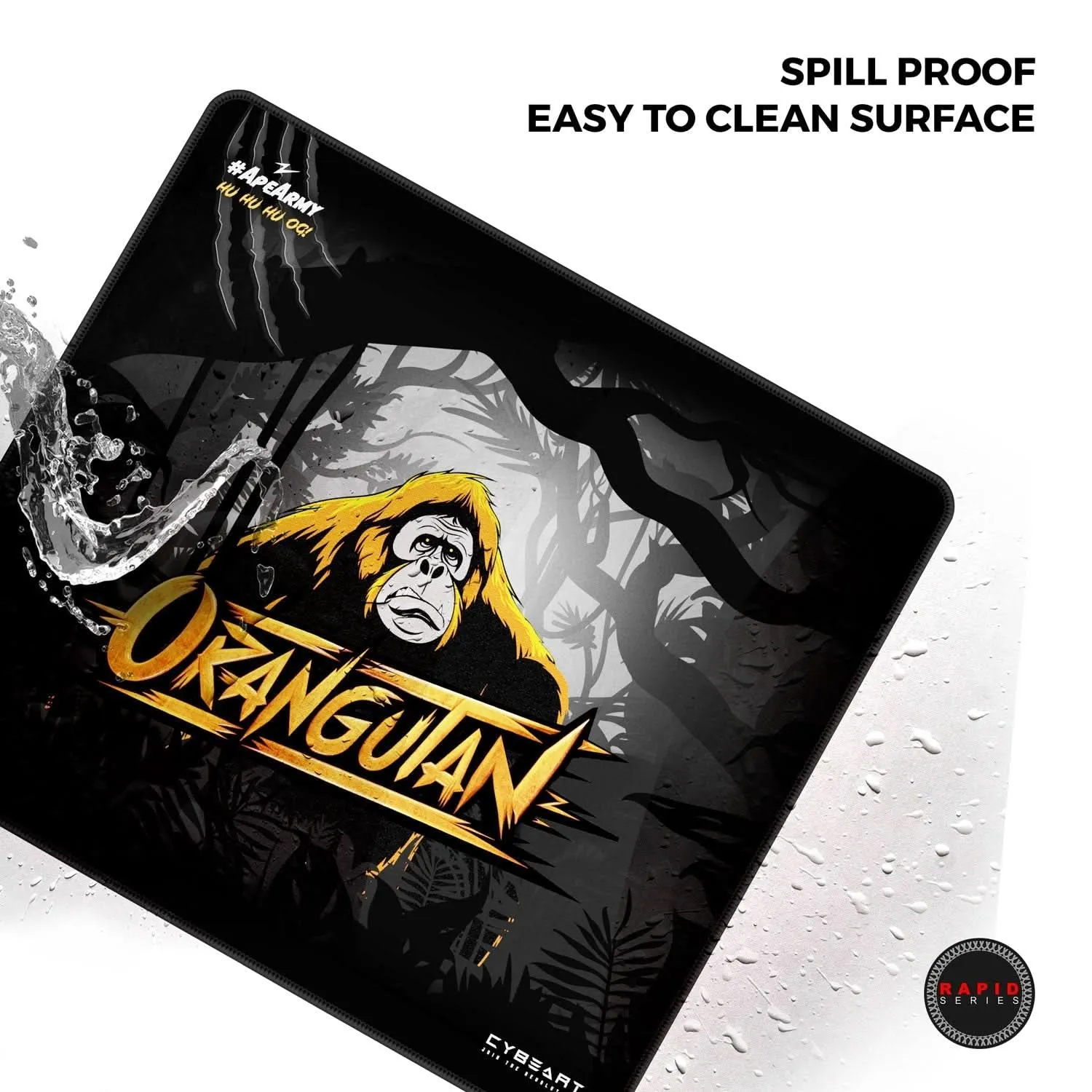 CYBEART ORANGUTAN GAMING MOUSE PAD RAPID SERIES 450 MM (L)