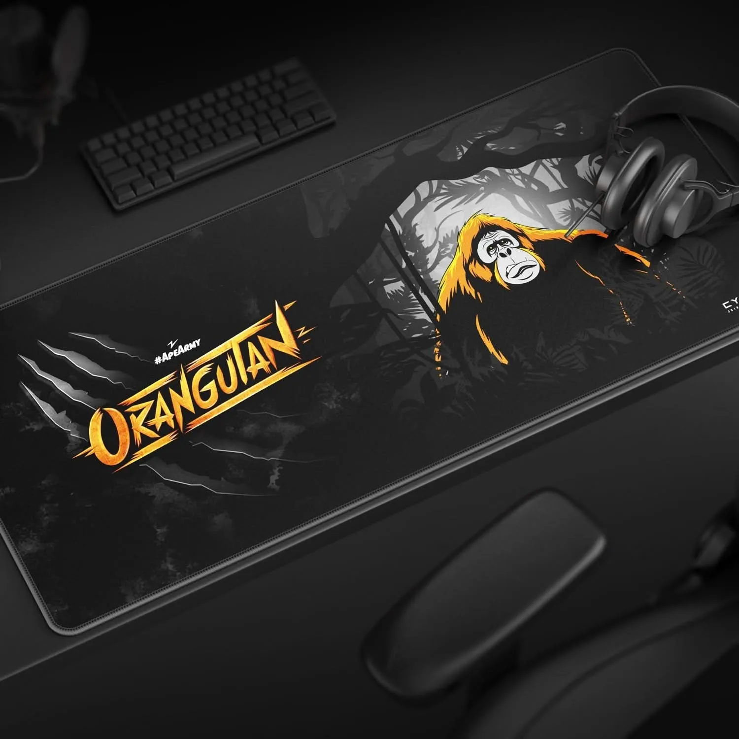 CYBEART ORANGUTAN GAMING MOUSE PAD RAPID SERIES 450 MM (L)