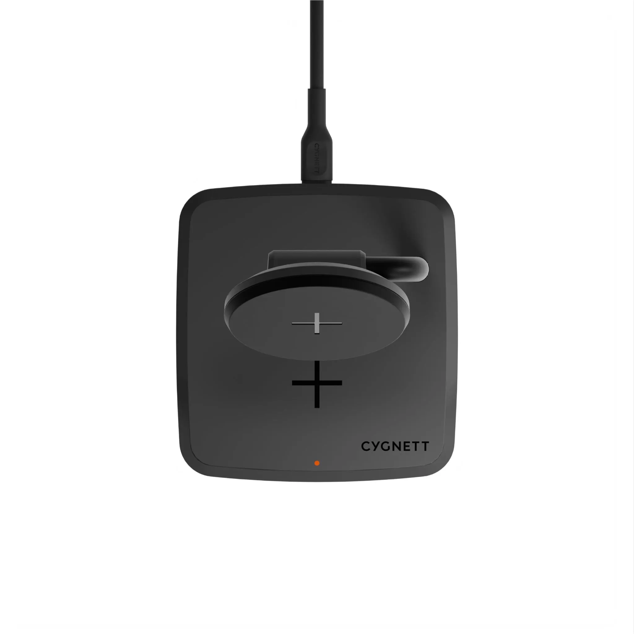 Cygnett ChargeBase 2-in-1 Magnetic Wireless Charger (Black)