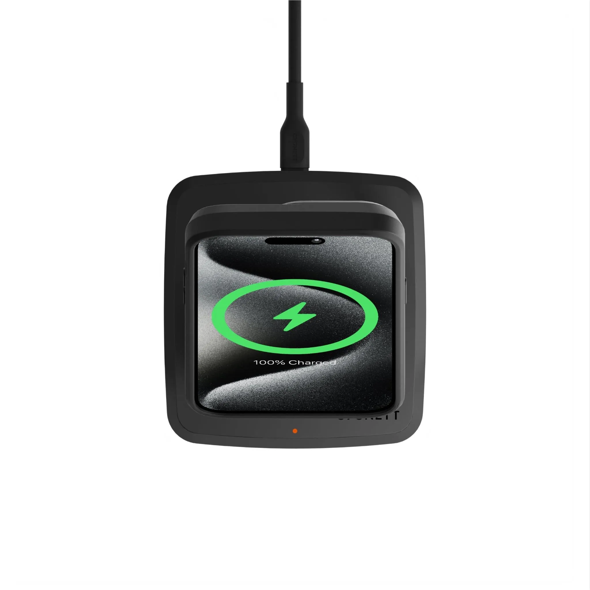 Cygnett ChargeBase 2-in-1 Magnetic Wireless Charger (Black)