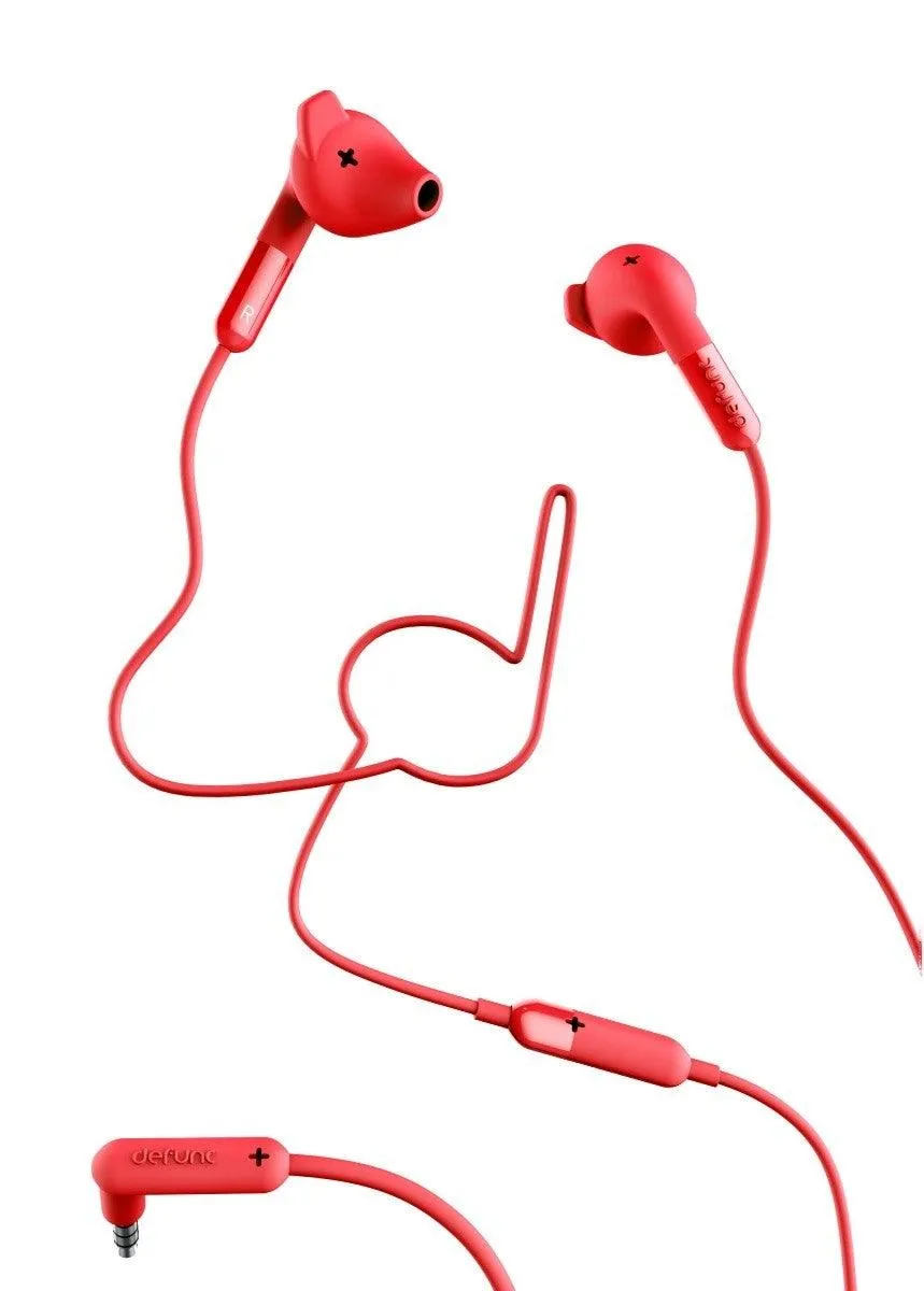 Defunc  Hybrid Headphones DFD0043 Red