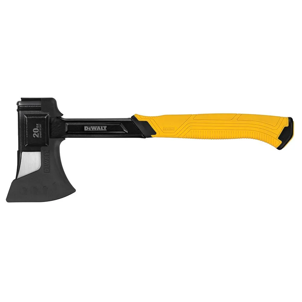 DeWALT DWHT51387 20-Ounce 1-Piece Scalloped Steel Camper's Axe