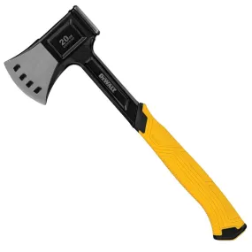 DeWALT DWHT51387 20-Ounce 1-Piece Scalloped Steel Camper's Axe