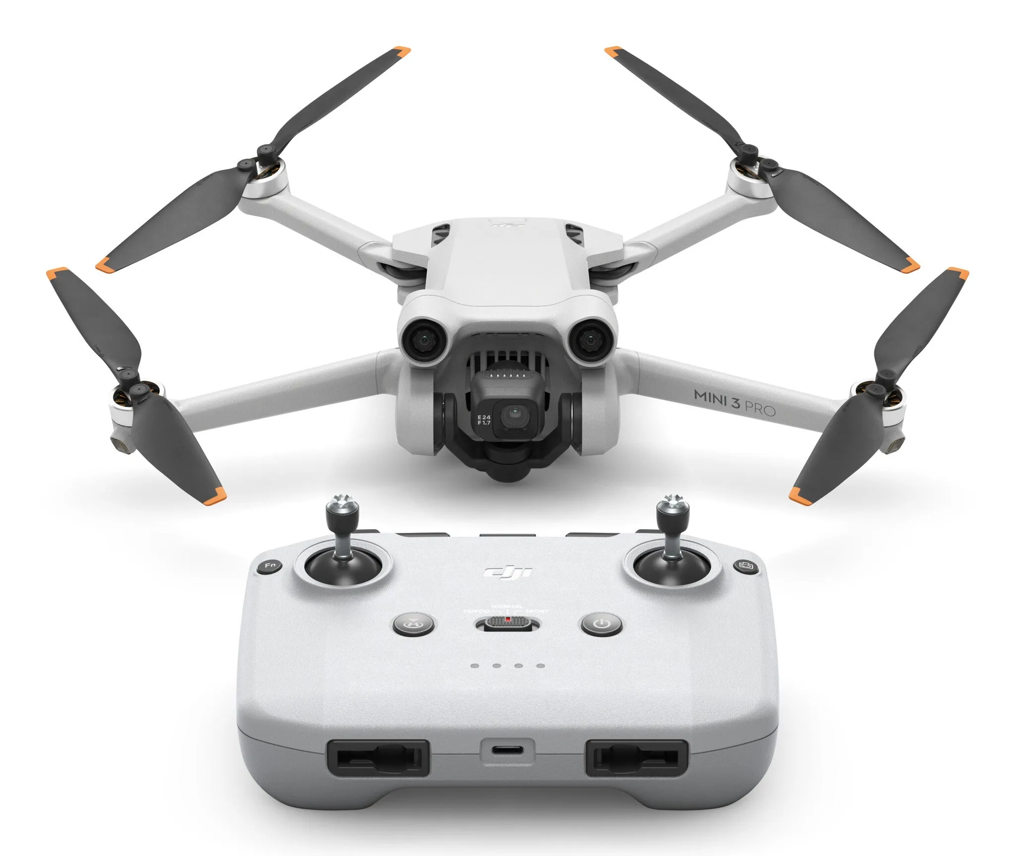 DJI Mini 3 Pro (RC-N1) 4 rotors Octocopter 48 MP 3840 x 2160 pixels 2453 mAh Black, White