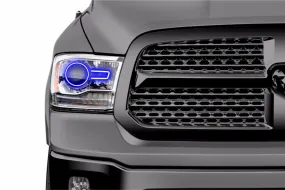 Dodge Ram w/ Projectors (13-17): Profile Prism Fitted Halos (RGB)