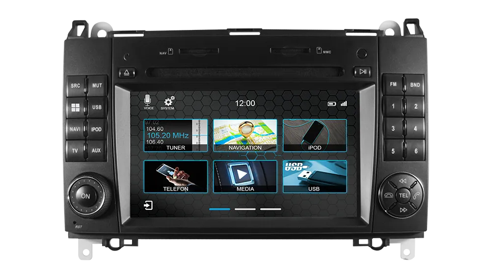 Dynavin N7 Pro Radio Navigation Mercedes A-Class W169 (04-12) 7" Touchscreen Android Auto / Apple Carplay