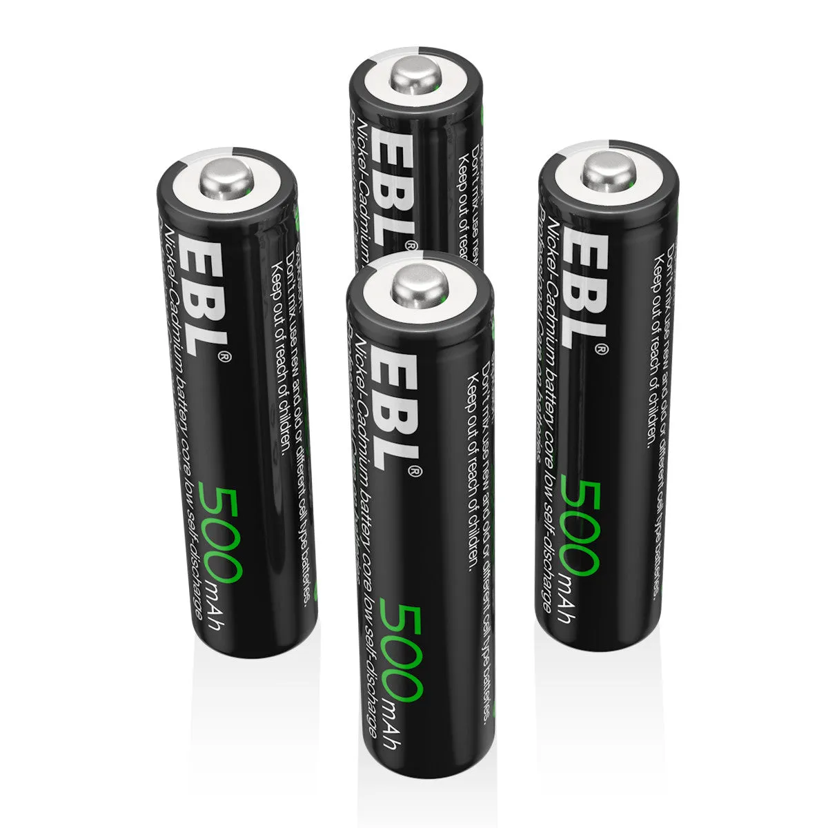 EBL AAA Ni-Cd Rechargeable Batteries 1.2V 500mAh