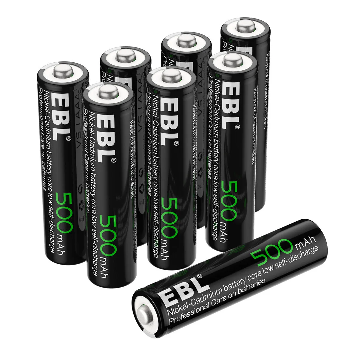 EBL AAA Ni-Cd Rechargeable Batteries 1.2V 500mAh