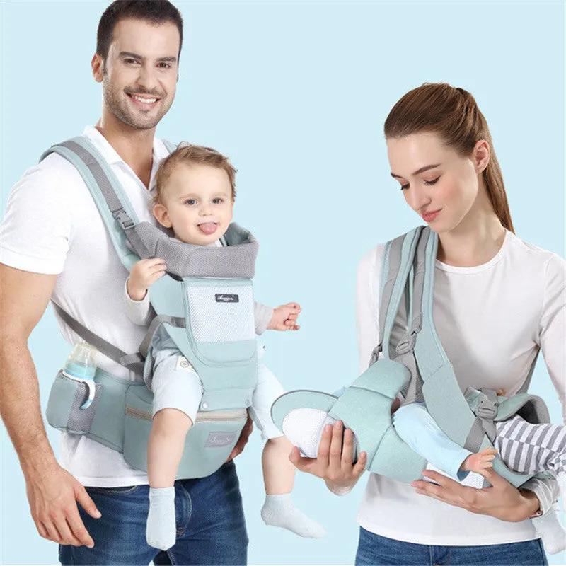 Ergonomic Front Facing Kangaroo Wrap Baby Carrier For Travel Infant