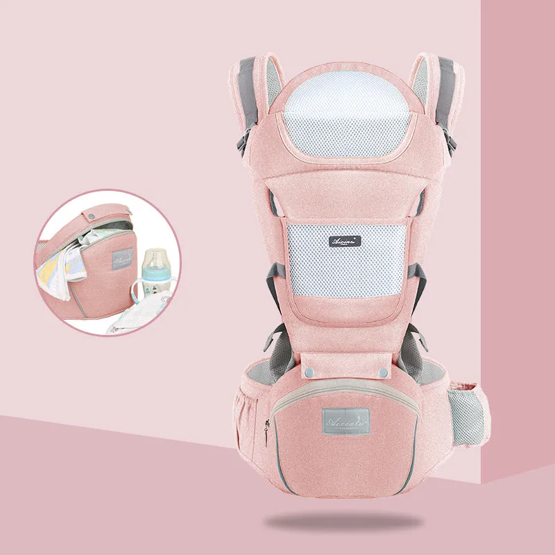 Ergonomic Front Facing Kangaroo Wrap Baby Carrier For Travel Infant