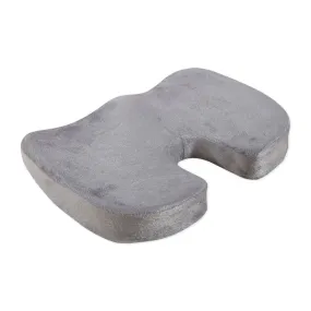 Ergonomic Memory Foam U-Shaped Seat Cushion, Dark Grey