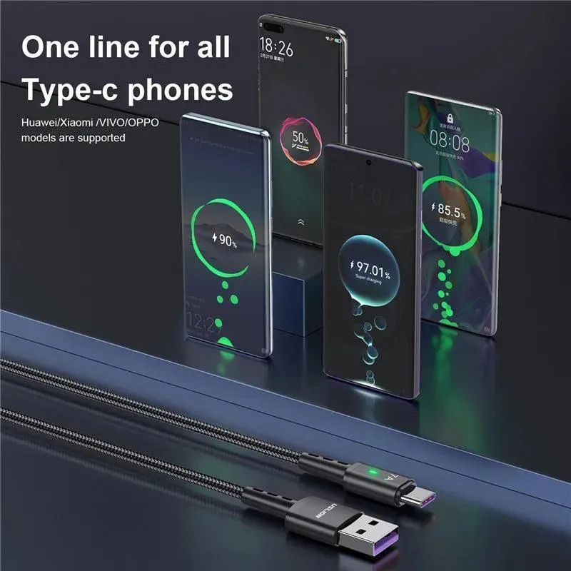 Fast Charging USB C Cable: Premium Data Cord for Quick Charge - Wide Compatibility & Durable Design