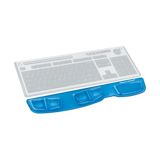 Fellowes Gel Keyboard Palm Support Blue