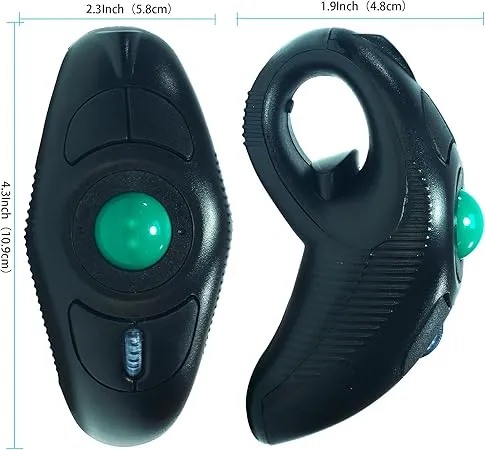 Finger Handheld Trackball Mouse with Laser Pointer S4947392