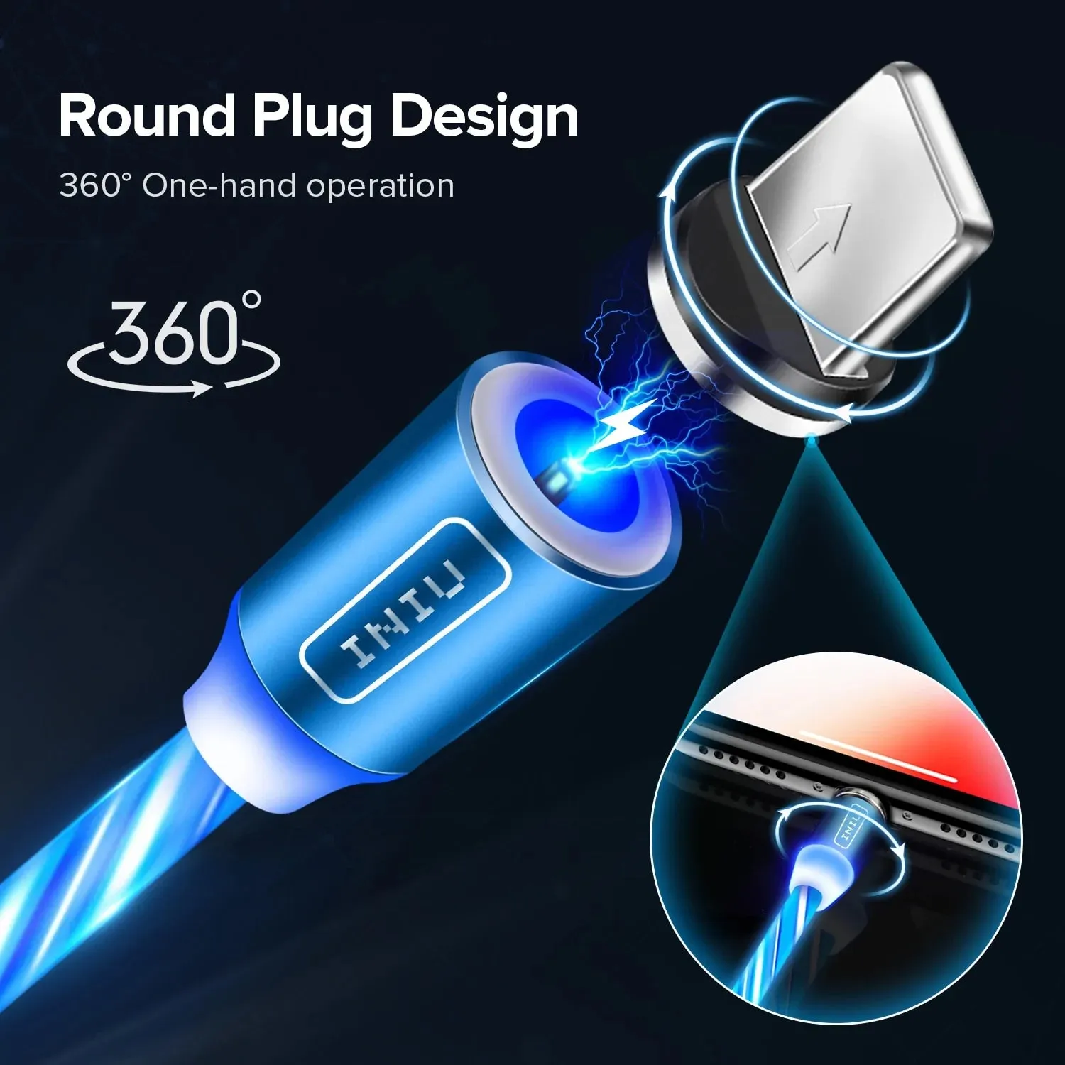 Flow Luminous Lighting Magnetic USB Cable