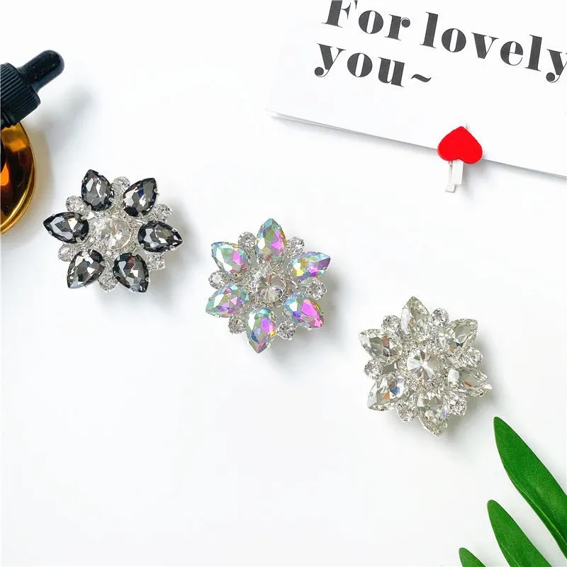 Flower Rhinestone Phone Gripper