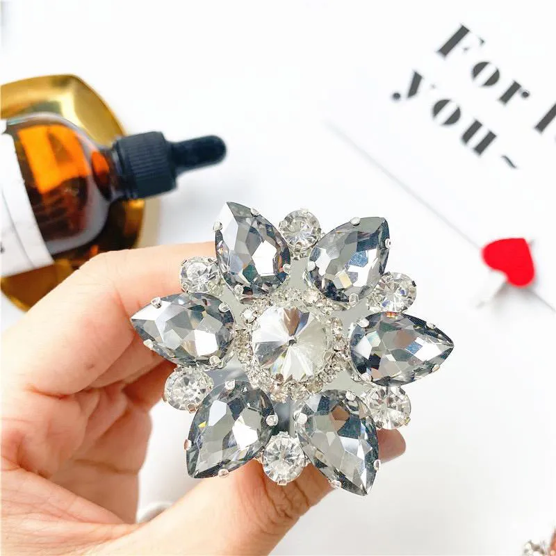 Flower Rhinestone Phone Gripper