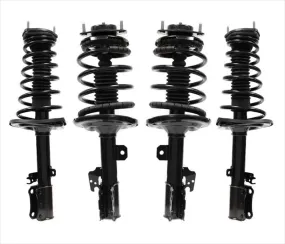 Front & Rear Complete Coil Spring Struts for Toyota Camry Hybrid 4pc 07-11