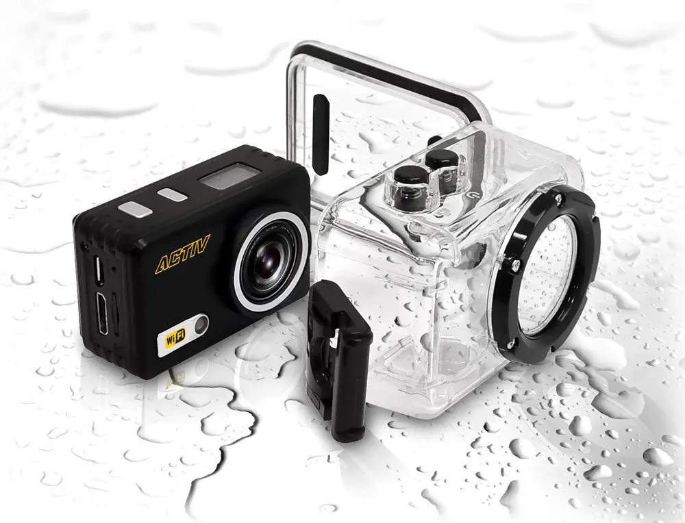 Gear Pro Activ Full Hd 1080P Hi-Res Mini Sports Action Camera And Camcorder With Wi-Fi (Black)