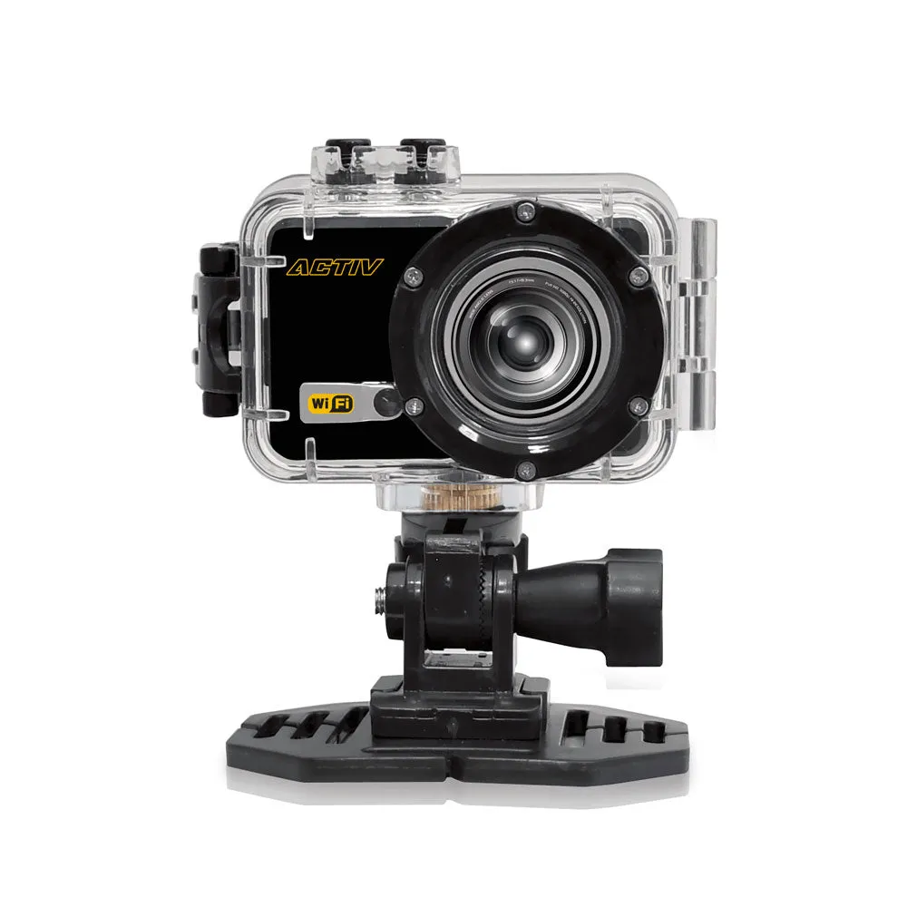 Gear Pro Activ Full Hd 1080P Hi-Res Mini Sports Action Camera And Camcorder With Wi-Fi (Black)