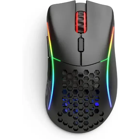 Glorious Model D- (Minus) Wireless Lightweight Ergonomic Gaming Mouse - GLO-MS-DMW-MB - Matte Black - 67G