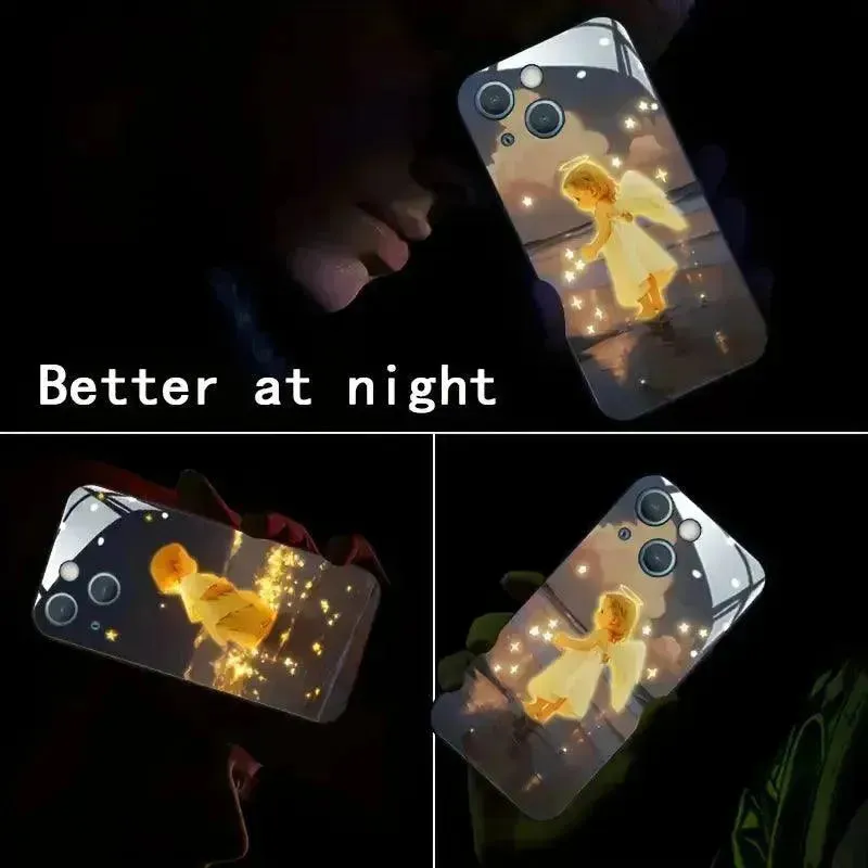 Glowing Halloween Theme Smart Voice Controlled Cover (For Samsung)