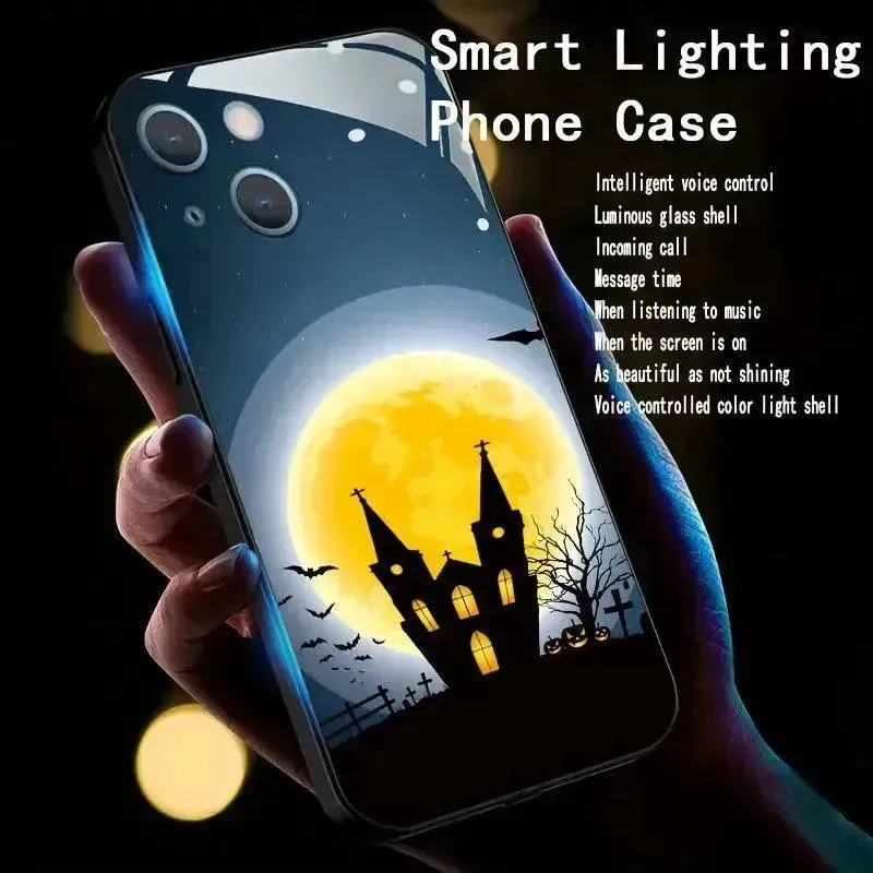 Glowing Halloween Theme Smart Voice Controlled Cover (For Samsung)