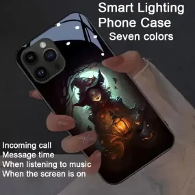 Glowing Halloween Theme Smart Voice Controlled Cover (For Samsung)