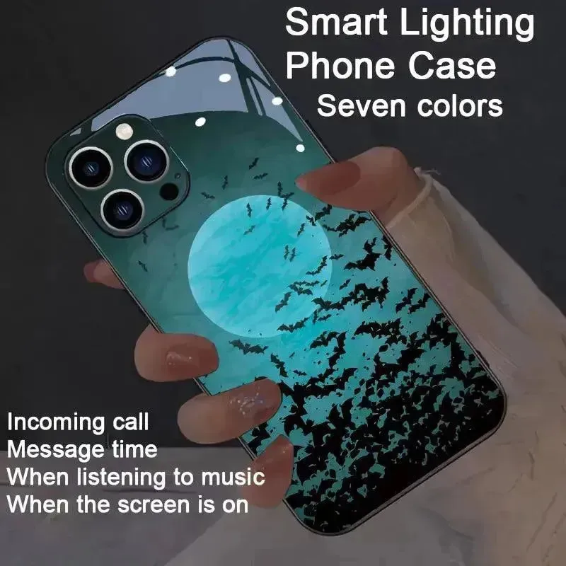 Glowing Halloween Theme Smart Voice Controlled Cover (For Samsung)