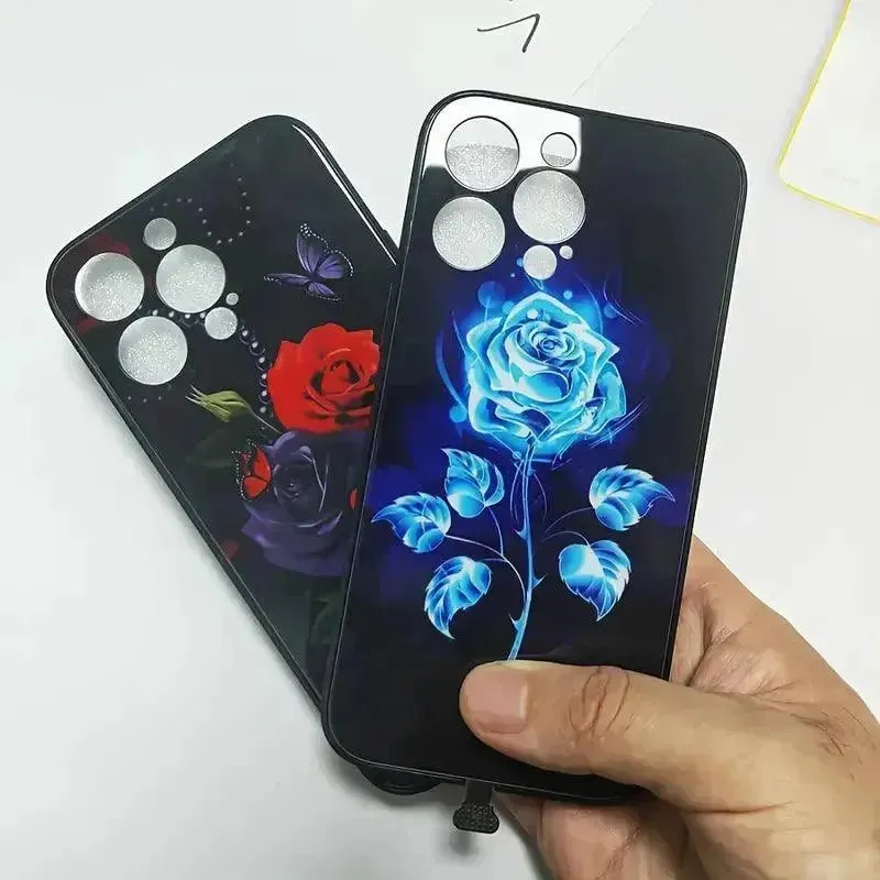 Glowing Rose Smart Voice Controlled Cover (For iPhone)