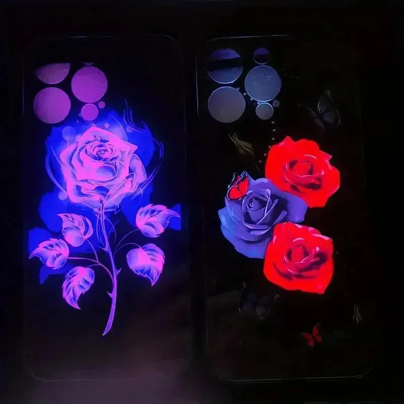 Glowing Rose Smart Voice Controlled Cover (For iPhone)