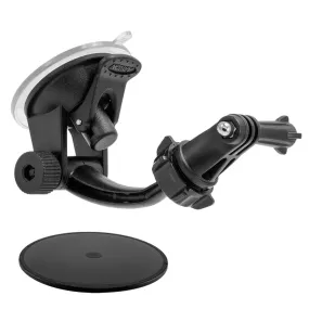 GoPro HERO Action Camera Holder with Suction Mount and Adhesive Disk