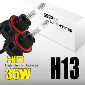 H13 / 9008 HID Xenon Bulbs Premium With Ceramic Base 35w