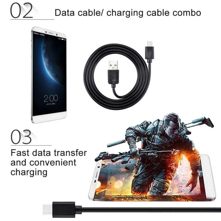 HAWEEL 1m USB-C to USB 2.0 Fast Charging & Data Sync Cable