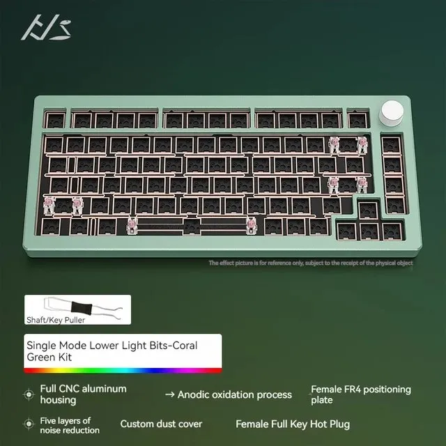 HJS AL75 Aluminum Mechanical Keyboard Kit