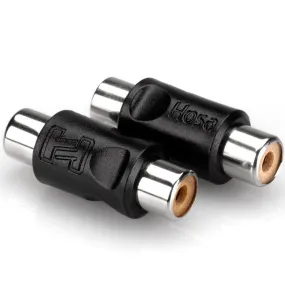 Hosa GRA-101 Couplers RCA to RCA 2 pc (Loc:1i)