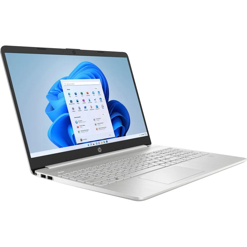 HP 15-dy5033dx 15.6" HD Touchscreen i3-1215U 1.2GHz Intel UHD Graphics 8GB RAM 256GB SSD Win 11 Home Natural Silver