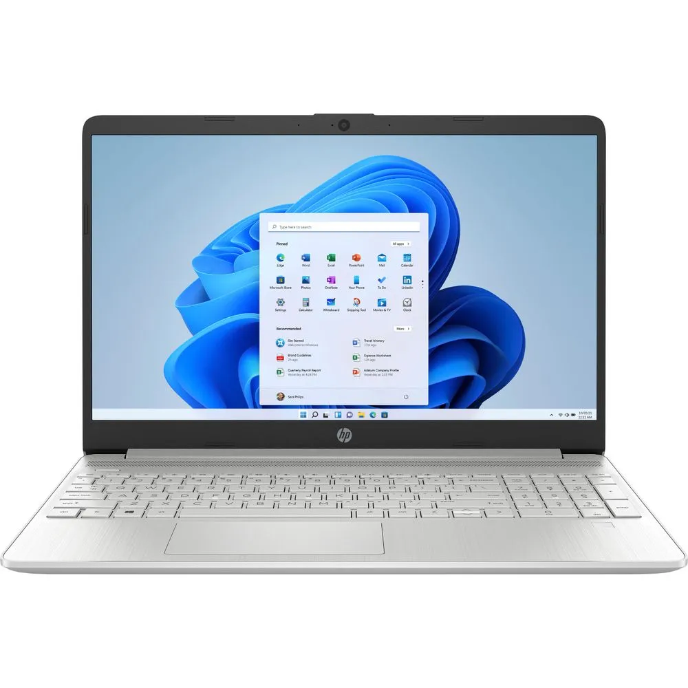 HP 15-dy5033dx 15.6" HD Touchscreen i3-1215U 1.2GHz Intel UHD Graphics 8GB RAM 256GB SSD Win 11 Home Natural Silver