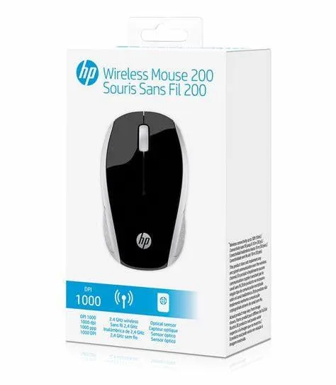 Hp 200 Pk Silver Wireless Mouse