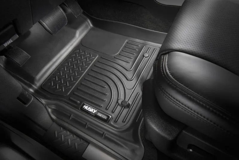 Husky Liners 11-12 Dodge Charger/Chrysler 300 (AWD Only) WeatherBeater Combo Black Floor Liners